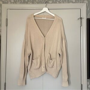 Neuflora Oversized Cream Cardigan